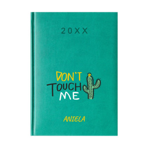 Wzory w323 Kalendarz Don't touch me 2027 A5, nadruk