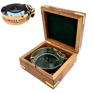 Kompas mosiężny Map Reader w pudełku – NC1087