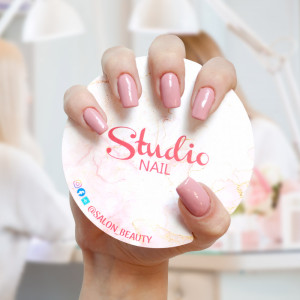 Podkładka do zdjęć paznokci salonów Beauty - personalizacja, różne wzory i kształty - idealne do promowania instagram, facebook, tiktok
