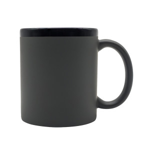 Kubek ceramiczny Velluto 350 ml, szary