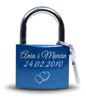 Kłódka grawerowana DUŻA
