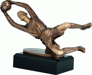 Trofeum piłka nożna bramkarz TPFR863