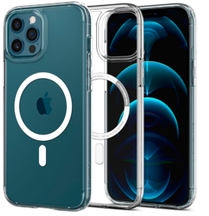 etui spigen ultra białe do ładowania indukcyjnego Iphone 12 pro