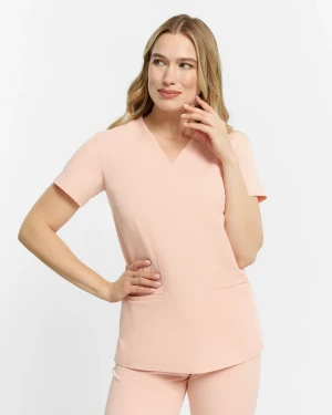 Everyday Basic Top - Apricot Pink