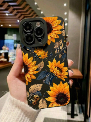 kwitnące słoneczniki etui Iphone 16