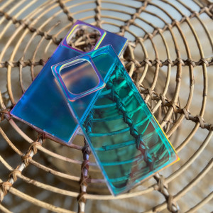etui geometryczne lazurowe iphone 16 pro max