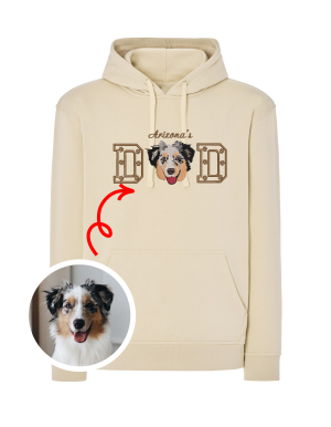 Bluza Psi Tata z haftem pupila na podstawie zdjęcia