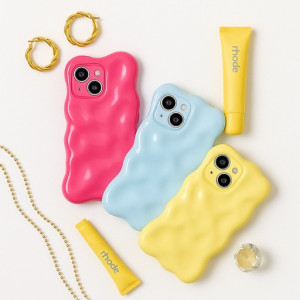 Etui pastelowe pofalowane Iphone 15 pro max