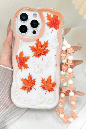 Pomarańczowy Szelest etui samsung galaxy a55 5g
