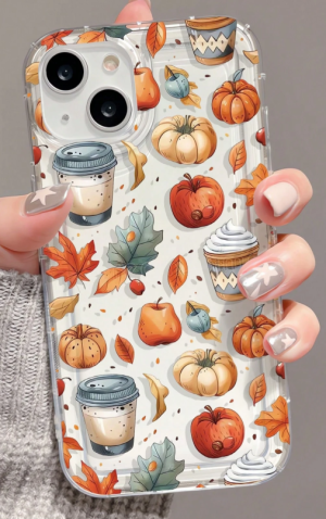 jesienny spacer etui iphone 15 plus