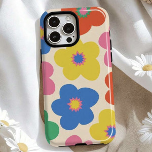Etui kolorowe kwiatki Iphone 14 plus