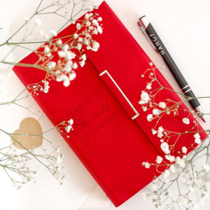 Planner Elegancki Czerwony