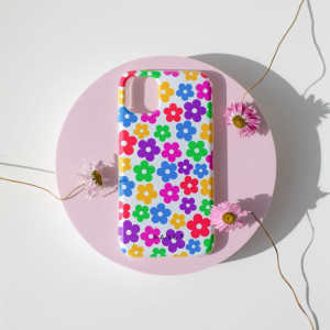 Etui kolorowe kwiaty Samsung Galaxy S22