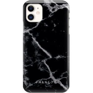 Etui czarny marmur Iphone 11