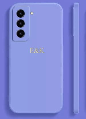 filoletowe etui z tłoczeniem Samsung S22 plus