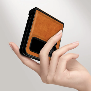 Etui brązowe Galaxy Z Flip 4 5G