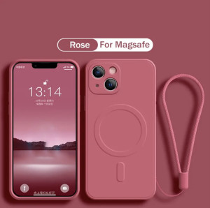 CIEMNORÓŻÓWE Etui z tłoczeniem MAGSAFE Iphone 13