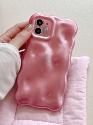 perłowe pofalowane etui Iphone 13