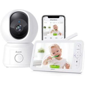 Arenti Babyphone caméra connecté ou sans ondes Alnanny