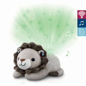 Projecteur d'étoiles bébé lumineux et musical Leo le lion