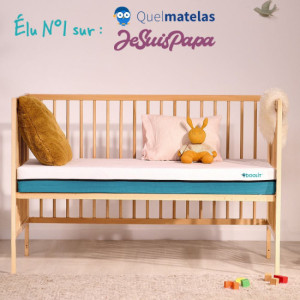 Doolit Matelas bébé Tiny bleu Bleu Matelas bébé 60x120cm