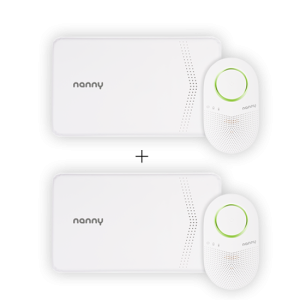 Nanny Care Pack de 2 moniteurs respiratoires Nanny BM-03 Premium