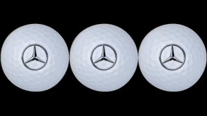 Premium Golfbälle mit Mercedes-Benz Logo