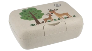 Robuste und praktische Brotdose mit Wald-Motiv