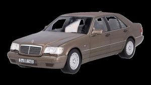 Mercedes-Benz S 600 W 140 Miniaturmodell im Maßstab 1:18