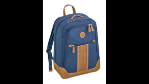 Mercedes-Benz Classic Rucksack Blau/Cognac