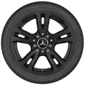 A-Klasse Baureihe 176 Sommerkomplettrad 5-Doppelspeichen-Rad Schwarz 205/55 R16 Q44023111281A