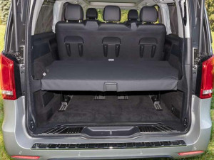 BRANDRUP Schutzbezug für das Heckpolster Mercedes-Benz V-Klasse Marco Polo HORIZON, Design: „Santiago schwarz“ 102705253