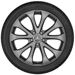GLC Baureihe X253 Sommerkomplettrad 5-Doppelspeichen-Rad Himalayagrau 235/60 R18 Q440653110010