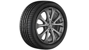 GLC Winterkompletträder (4Stück) 5-Doppelspeichen-Rad 235/60 R18 103H Blizzak LM80 EVO MO GLC Baureihe X253 Q44030191010A/11A