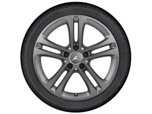 A/B/CLA-Klasse Winterrad 5-Doppelspeichen Grau Matt 205/55 R17 91H Continental WinterContact TS 850 P MO Q440141110010