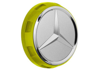 AMG Radnabenabdeckung im Zentralverschlussdesign signalgelb A00040009001127