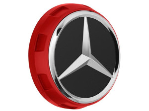 AMG Radnabenabdeckung im Zentralverschlussdesign rot A00040009003594