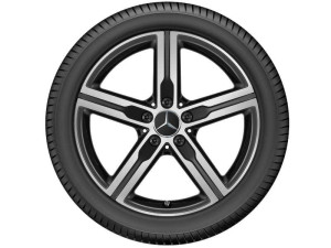 5 Speichen Felge 18 Zoll glanzgedreht A/B/CLA-Klasse Baureihen W177/W247/C118 A1774013200677X36