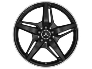 AMG 5 Speichen Felge 20 Zoll Felgenhorn glanzgedreht AMG GT Baureihen C190/R190 A19040102007X71