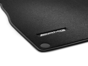AMG Fußmatten in Kurzschlingenoptik Satz 4-teilig mit gesticktem AMG-Logo C-Klasse Baureihe 205 A20568060059G63