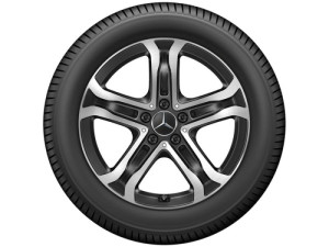 5-Speichen-Rad 18 Zoll glanzgedreht Aero-Optimiert A24340116007X23