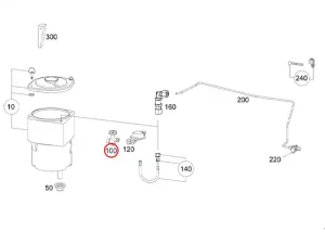 Original Mercedes-Benz Marco Polo Baureihe 447 Sicherheitsventil Gasdruck – A4474740000