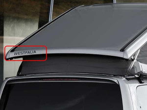 Original Westfalia Marco Polo Aufkleber Aufstelldach hinten – ab 2014