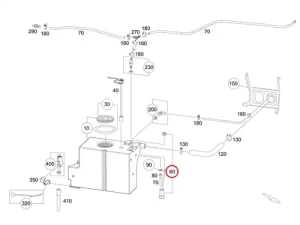 Original Mercedes-Benz Marco Polo Baureihe 447 Kreiselpumpe für Frischwassertank – Teilenummer A4478601900