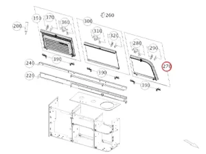 Original Mercedes-Benz Marco Polo Baureihe 447 Gehäusedeckel für Spüle – Teilenummer A4478912100