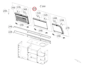 Original Mercedes-Benz Marco Polo Baureihe 447 Glasabdeckung für Kocher – Teilenummer A4478912200