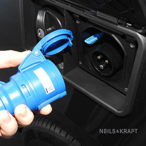 Adapterkabel Schukostecker / CEE-Kupplung