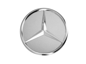 Radnabenabdeckung Stern erhaben titansilber Mercedes-Benz B66470202