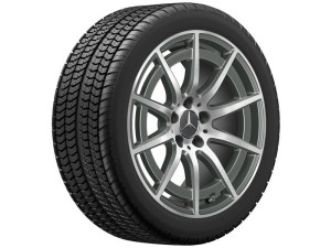 GLB-Klasse Winterrad AMG 10-Speichen Grau Glanzgedreht 235/50 R19 99V Pirelli P Zero Winter MO1 Q440301712050