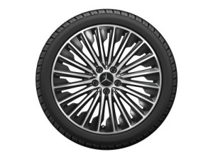 AMG Vielspeichen-Rad Schwarz Glanzgedreht 275/35 R19 100V XL Goodyear UltraGrip Performance + MO